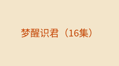 梦醒识君（16集）