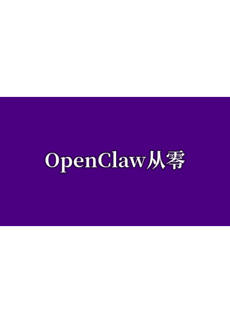 OpenClaw从零到全能AI机器人，部署+开发+商业自动化