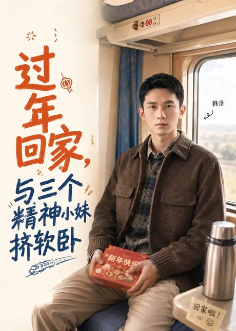 过年回家，与三个精神小妹挤软卧（74集）
