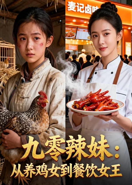 九零辣妹，从养鸡女到餐饮女王（59集）Ai短剧