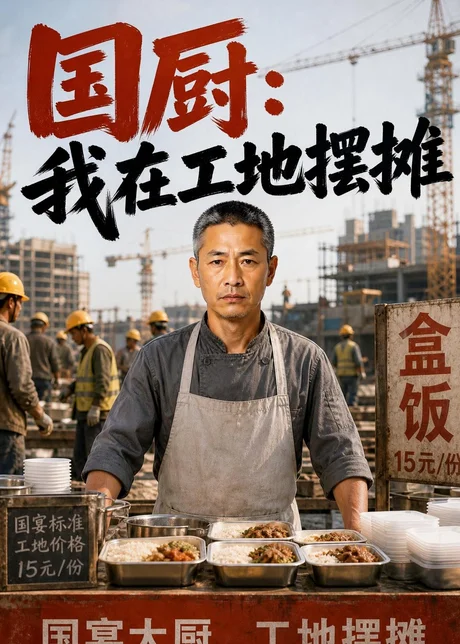 国厨：我在工地摆摊（58集）AI短剧