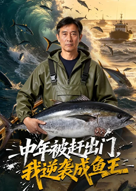 中年被赶出门，我逆袭成鱼王（57集）AI短剧