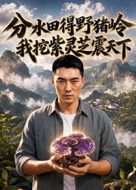 分水田得野猪岭，我挖紫灵芝震天下（46集）AI短剧 (2026)