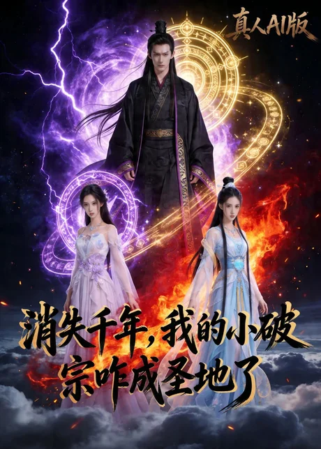 消失千年，我的小破宗咋成圣地了真人AI版（66集）Ai短剧