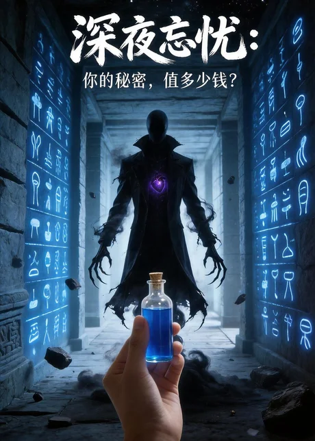 深夜忘忧：你的秘密，值多少钱？（12集）Ai短剧