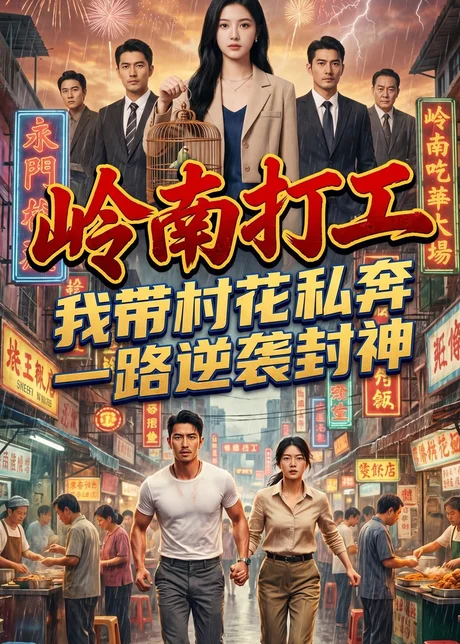 岭南打工：我带村花私奔，一路逆袭封神（80集）Ai短剧