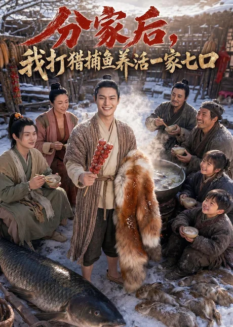 分家后，我打猎捕鱼养活一家七口（78集）Ai短剧下载