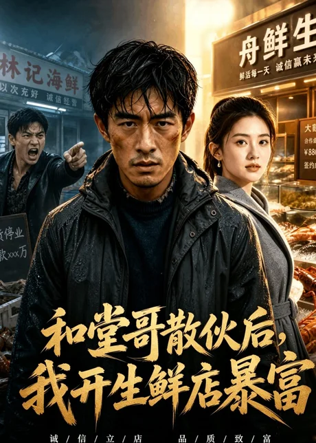 和堂哥散伙后，我开生鲜店暴富（37集）Ai短剧