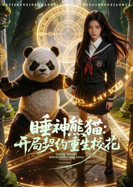 睡神熊猫：开局契约重生校花（93集）AI短剧 (2026)
