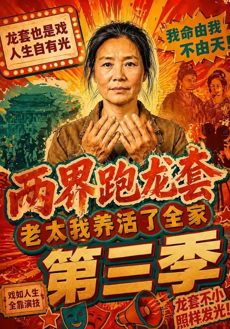 两界跑龙套，老太我养活了全家第三季（80集）AI短剧 (2026)