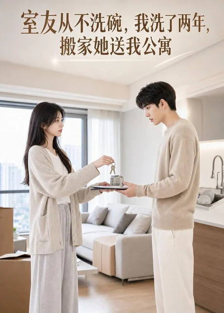 室友从不洗碗，我洗了两年，搬家她送我公寓（47集）AI短剧 (2026)