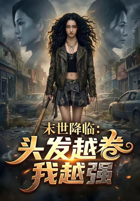 末世降临：头发越卷我越强（69集）AI短剧 (2026)