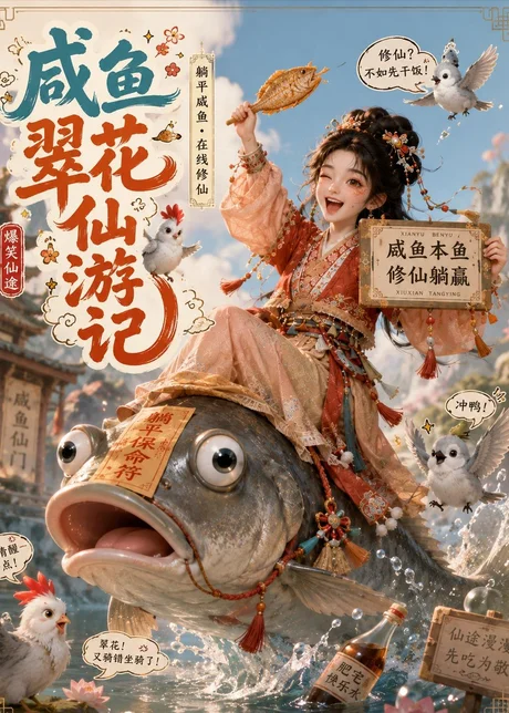 咸鱼翠花仙游记（53集）AI短剧 (2026)
