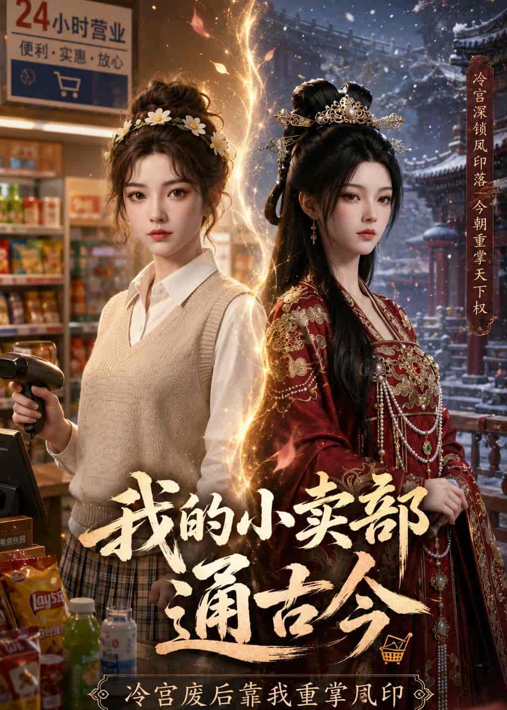 我的小卖部通古今，冷宫废后靠我重掌凤印（53集）AI短剧 (2026)