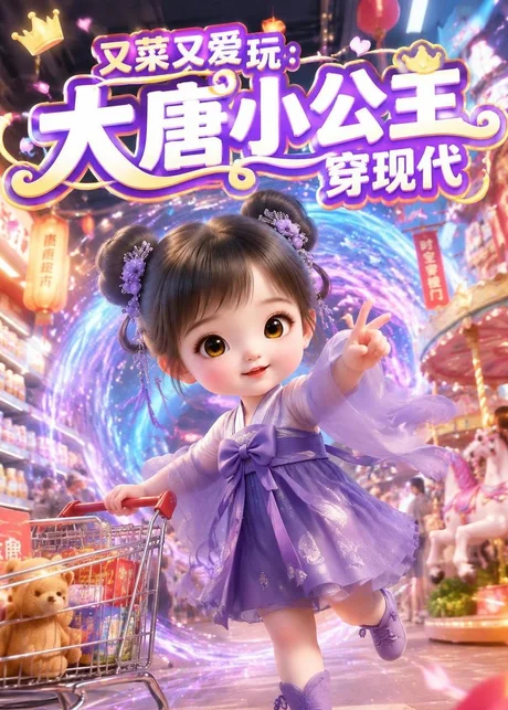 又菜又爱玩：大唐小公主穿现代（100集）AI短剧 (2026)