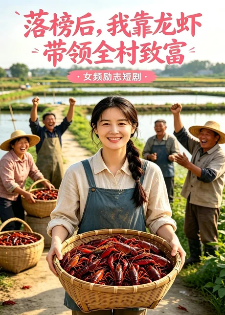 落榜后,我靠龙虾带领全村致富(52集)AI短剧 (2026) 落榜后,我靠龙虾带领全村致富(52集)AI短剧 (2026)