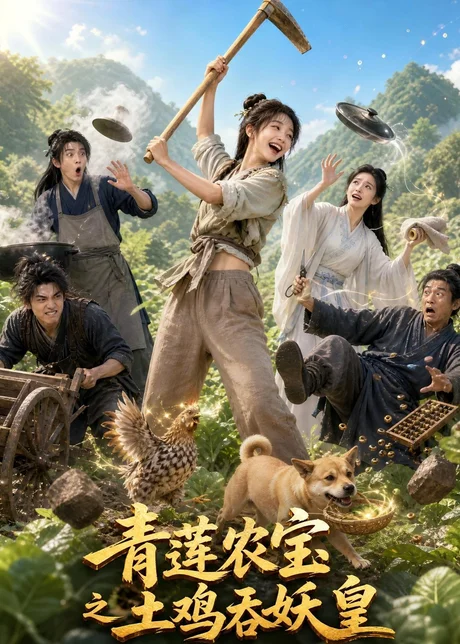 青莲农宝之土鸡吞妖皇(96集)AI短剧 (2026) 青莲农宝之土鸡吞妖皇(96集)AI短剧 (2026)