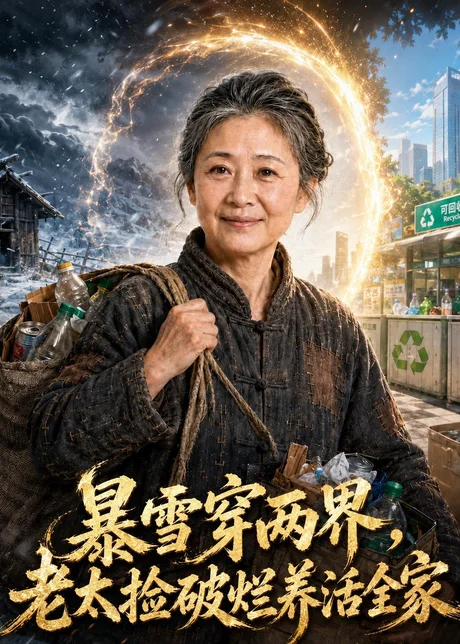 暴雪穿两界,老太捡破烂养活全家(81集)AI短剧 (2026) 暴雪穿两界,老太捡破烂养活全家(81集)AI短剧 (2026)