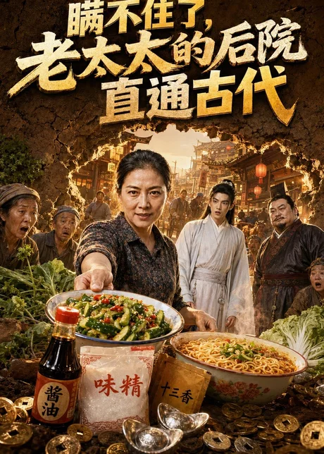 瞒不住了,老太太的后院直通古代(60集)AI短剧 (2026) 瞒不住了,老太太的后院直通古代(60集)AI短剧 (2026)