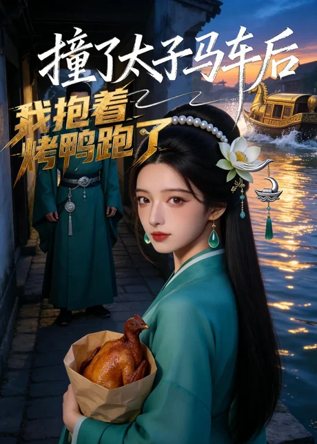 撞了太子马车后,我抱着烤鸭跑了(50集)AI短剧 (2026) 撞了太子马车后,我抱着烤鸭跑了(50集)AI短剧 (2026)