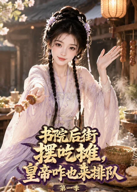 书院后街摆吃摊，皇帝咋也来排队第一季（74集）AI短剧 (2026)