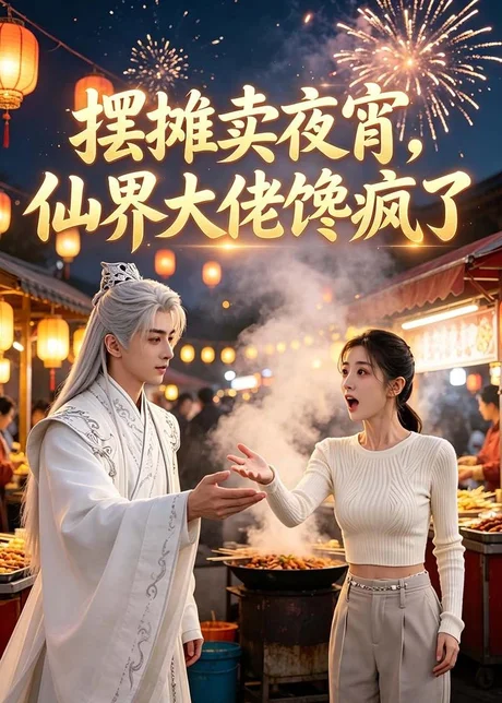 摆摊卖夜宵，仙界大佬馋疯了（60集）AI短剧 (2026)