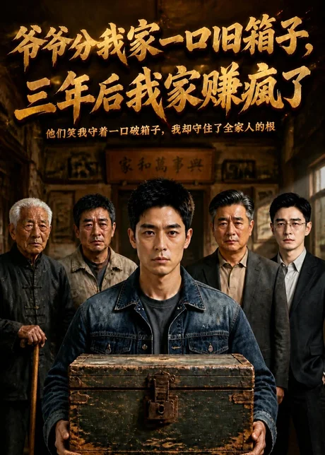爷爷分我家一口旧箱子，三年后我家赚疯了（59集）AI短剧 (2026)