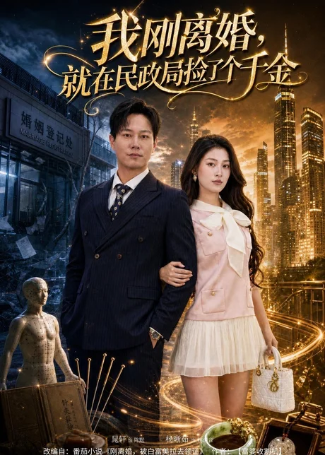 我刚离婚，就在民政局捡了个千金（80集）晁轩＆杨晰茹
