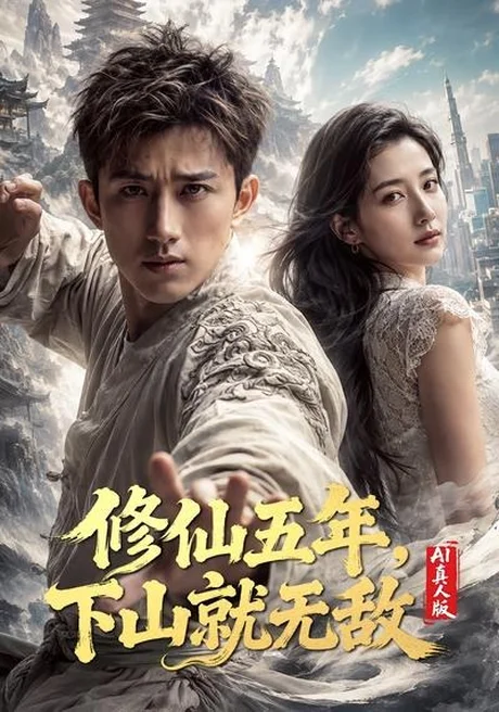 修仙五年，下山就无敌AI真人版（100集）AI短剧 (2026)