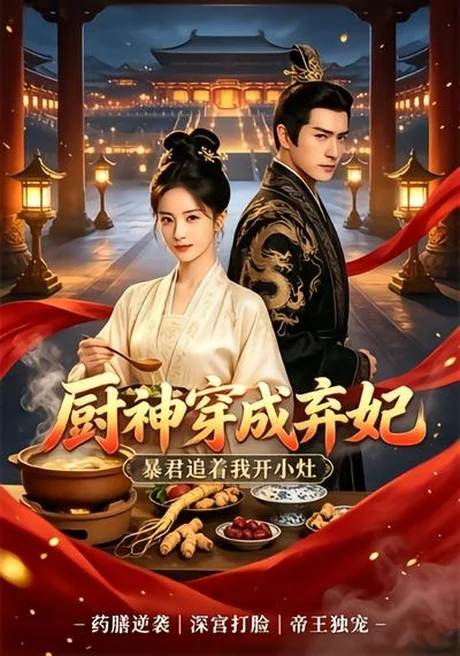 厨神穿成弃妃，暴君追着我开小灶（19集）AI短剧 (2026)