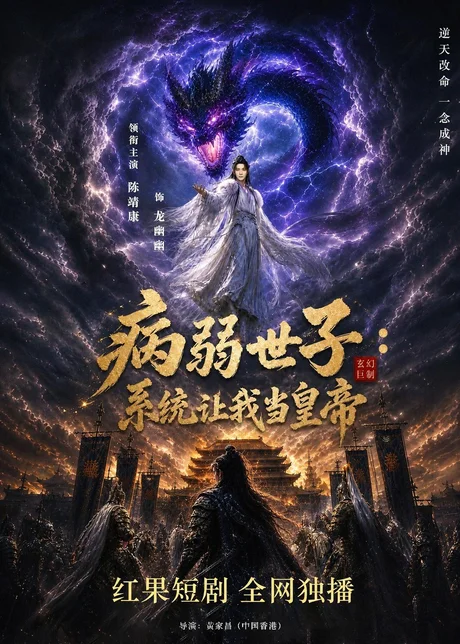 病弱世子:系统让我当皇帝(80集)AI短剧 (2026) 病弱世子:系统让我当皇帝(80集)AI短剧 (2026)