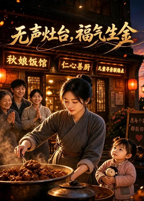 无声灶台,福气生金(44集)AI短剧 (2026) 无声灶台,福气生金(44集)AI短剧 (2026)