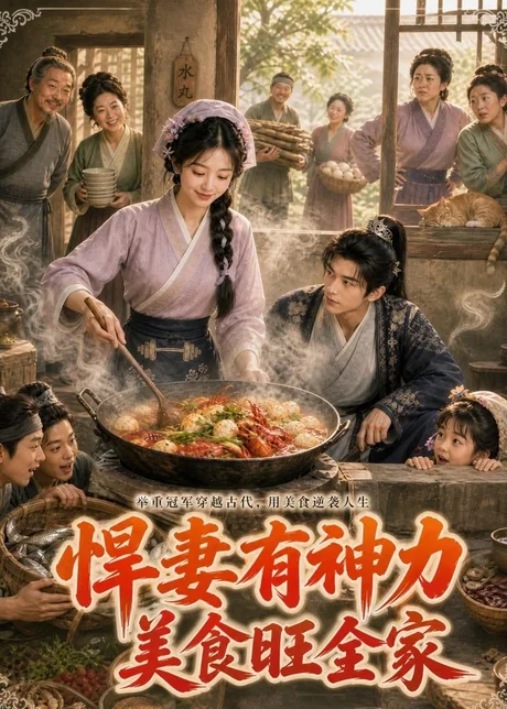 悍妻有神力,美食旺全家(75集)AI短剧 (2026) 悍妻有神力,美食旺全家(75集)AI短剧 (2026)