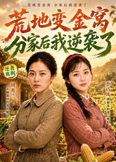 荒地变金窝，分家后我逆袭了（60集）AI短剧 (2026)