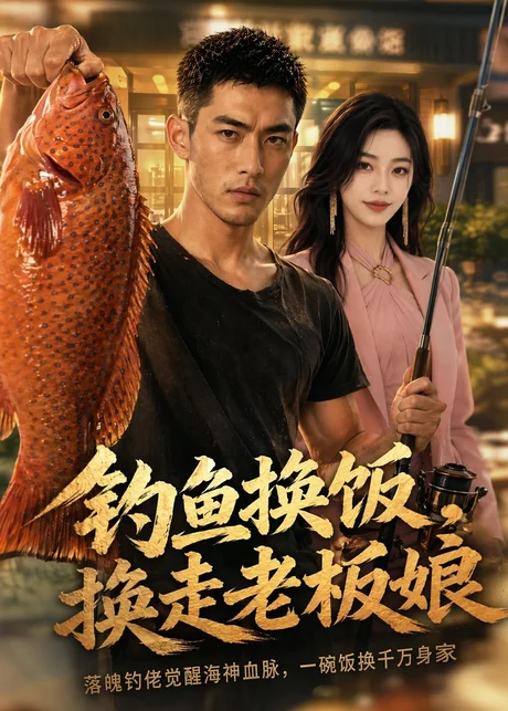 钓鱼换饭，换走老板娘（60集）AI短剧 (2026)