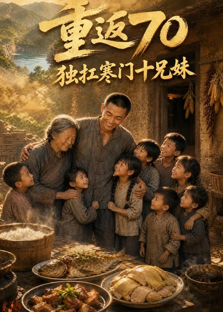 重返70独扛寒门十兄妹（63集）AI短剧 (2026)