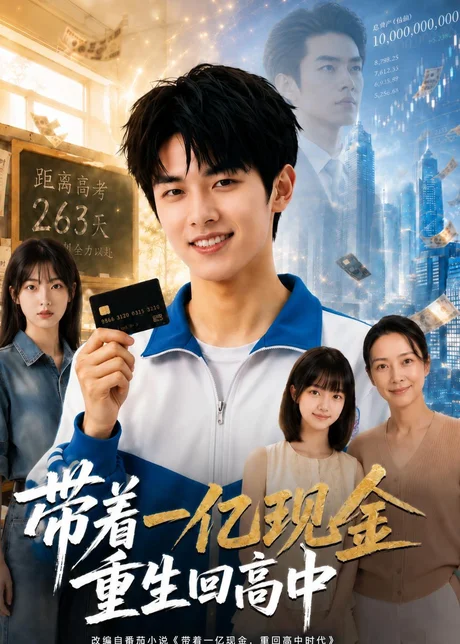 带着一亿现金重生回高中(73集)AI短剧 (2026) 带着一亿现金重生回高中(73集)AI短剧 (2026)