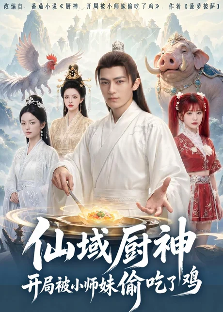 仙域厨神开局被小师妹偷吃了鸡(80集)AI短剧 (2026) 仙域厨神开局被小师妹偷吃了鸡(80集)AI短剧 (2026)