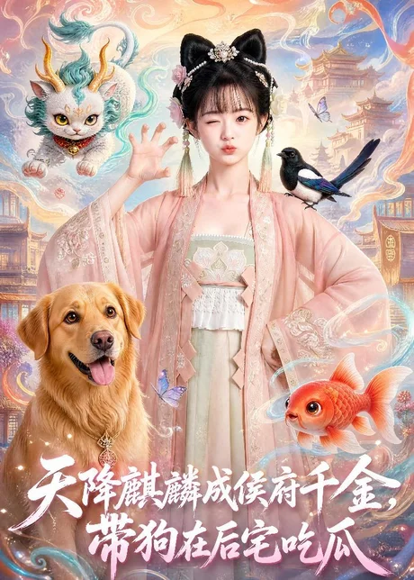 天降麒麟成侯府千金，带狗在后宅吃瓜（60集）AI短剧 (2026)