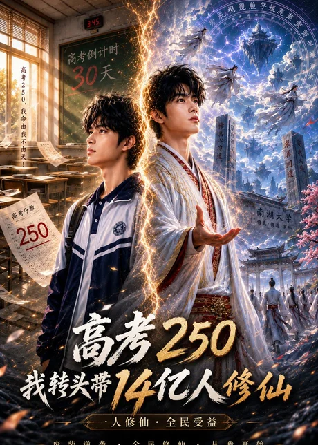 高考250,我转头带14亿人修仙(55集)AI短剧 (2026) 高考250,我转头带14亿人修仙(55集)AI短剧 (2026)