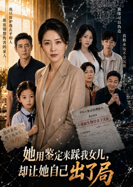 她用鉴定来踩我女儿，却让她自己出了局（33集）AI短剧 (2026)