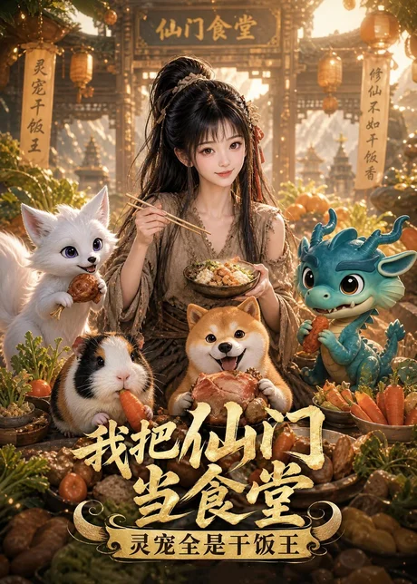 我把仙门当食堂,灵宠全是干饭王(41集)AI短剧 (2026) 我把仙门当食堂,灵宠全是干饭王(41集)AI短剧 (2026)