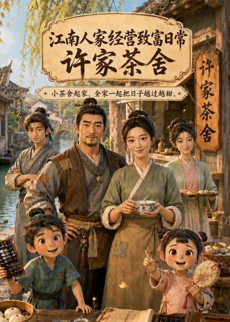 江南人家经营致富日常:许家茶舍(74集)AI短剧 (2026) 江南人家经营致富日常:许家茶舍(74集)AI短剧 (2026)