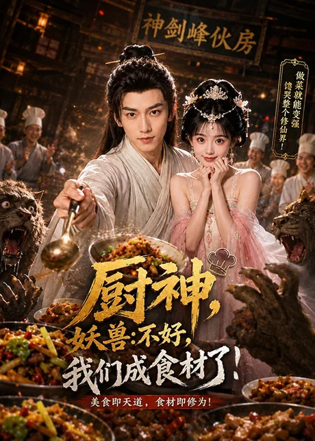 厨神,妖兽:不好,我们成食材了!(80集)AI短剧 (2026) 厨神,妖兽:不好,我们成食材了!(80集)AI短剧 (2026)