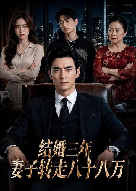 结婚三年，妻子转走八十八万（44集）AI短剧 (2026)