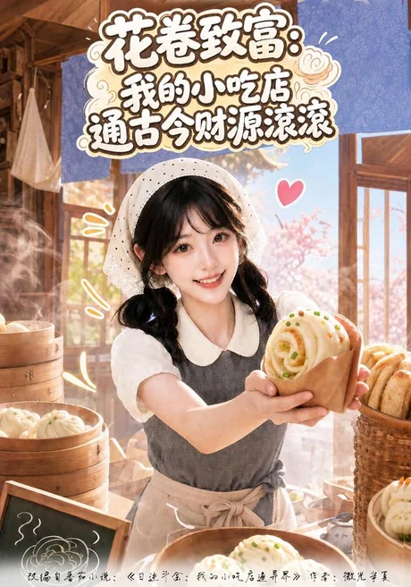 花卷致富:我的小吃店通古今财源滚滚(60集)AI短剧 (2026) 花卷致富:我的小吃店通古今财源滚滚(60集)AI短剧 (2026)