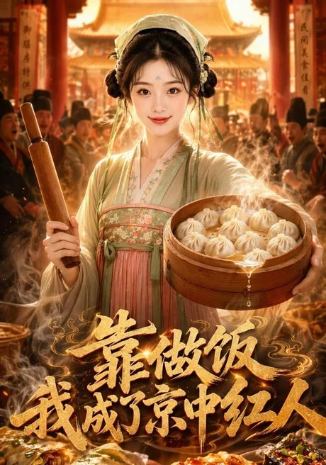 靠做饭我成了京中红人(51集)AI短剧 (2026) 靠做饭我成了京中红人(51集)AI短剧 (2026)