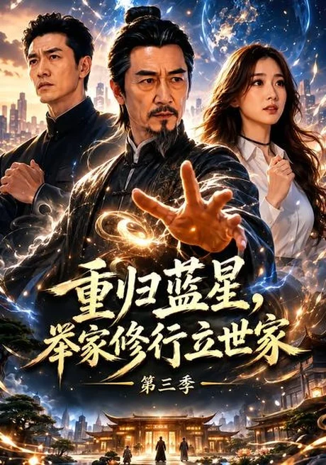 重归蓝星,举家修行立世家第三季(55集)AI短剧 (2026) 重归蓝星,举家修行立世家第三季(55集)AI短剧 (2026)