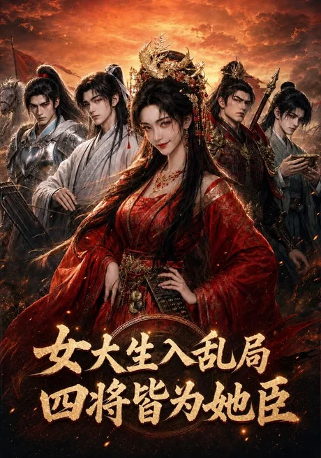 女大生入乱局,四将皆为她臣(80集)AI短剧 (2026) 女大生入乱局,四将皆为她臣(80集)AI短剧 (2026)