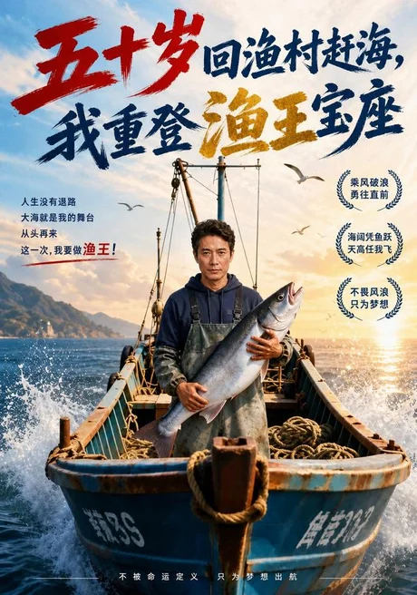五十岁回渔村赶海,我重登渔王宝座(61集)AI短剧 (2026) 五十岁回渔村赶海,我重登渔王宝座(61集)AI短剧 (2026)